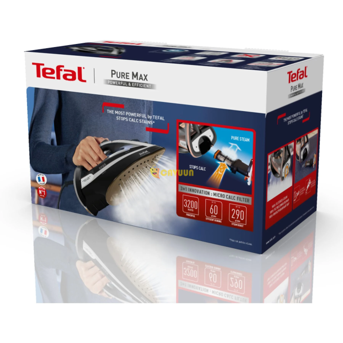 Tefal FV9850 Pure Max Iron Черный Серый Стамбул - изображение 5