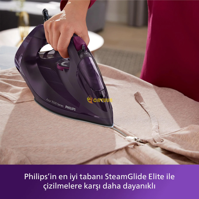 Паровой утюг Philips Azur DST7061/30 темно-фиолетовый Стамбул - изображение 4