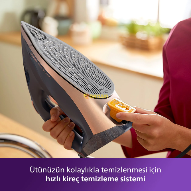 Philips DST7510/80 Azur Steam Iron Dark Navy Blue Istanbul - photo 5