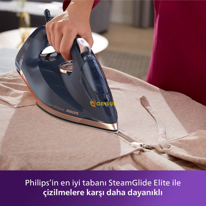 Philips DST7510/80 Azur Steam Iron Dark Navy Blue Istanbul - photo 4