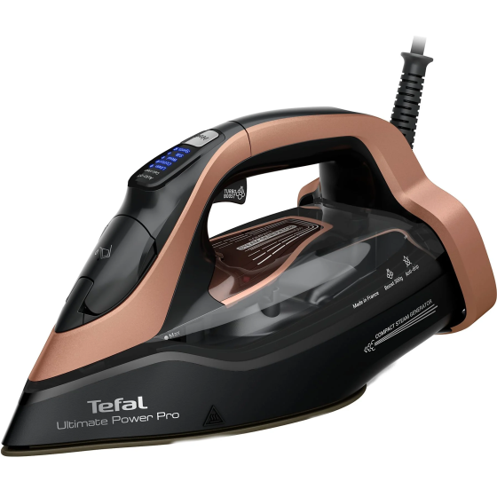 Tefal Ultimate Power Pro Steam Iron Black Brown Istanbul