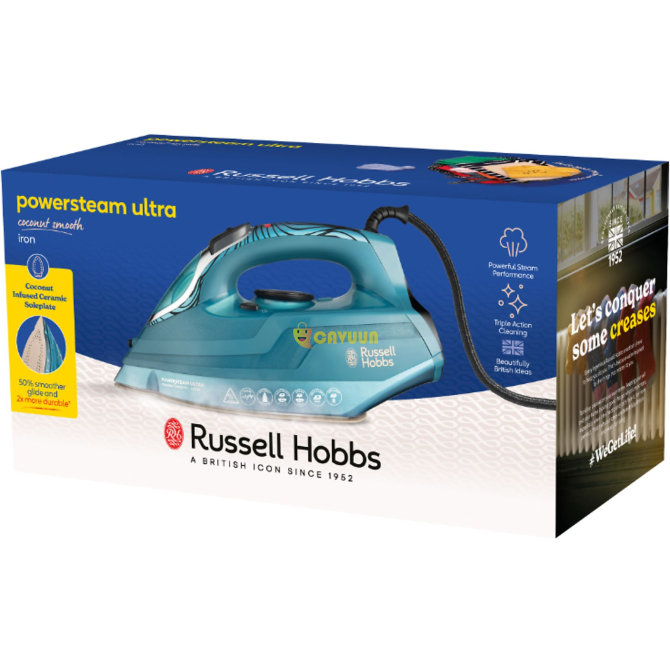 Russell Hobbs 26340-56/RH Coconut Smooth Iron Steam Iron Istanbul - photo 3