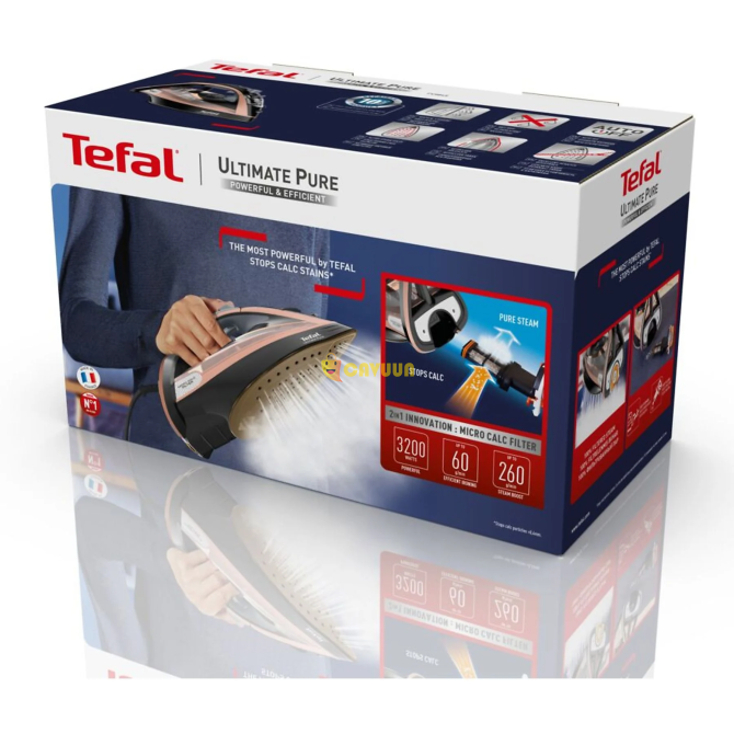 Утюг Tefal FV9845 Ultimate Pure Steam Black Bronze Стамбул - изображение 6