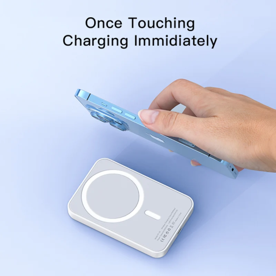 Magsafe Magnetic Wireless Charge Power Bank for iP12 to iP15 Series Phones (5000 mAh) London