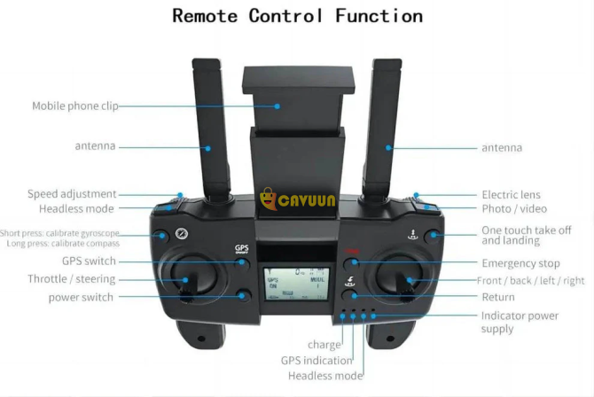 Умный GPS-дрон профессиональной серии 4K от PiHOT с увеличенным временем полета и интеллектуальным управлением Лондон - изображение 6