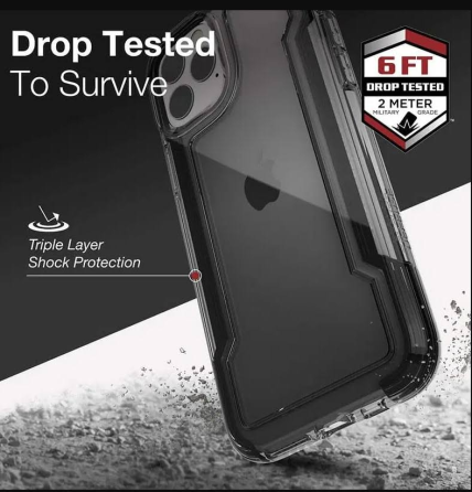 The Armour Defence Clear Phone Case For iPhone 15 Series by X-doria Лондон