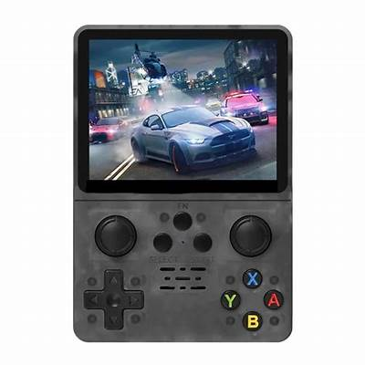 R35S Black 64GB Handheld Retro Game Console with 10, 000+ Preloaded Games London