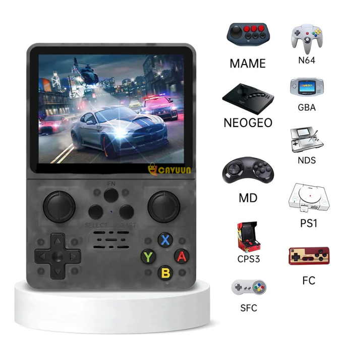 R35S Black 64GB Handheld Retro Game Console with 10, 000+ Preloaded Games London - photo 6