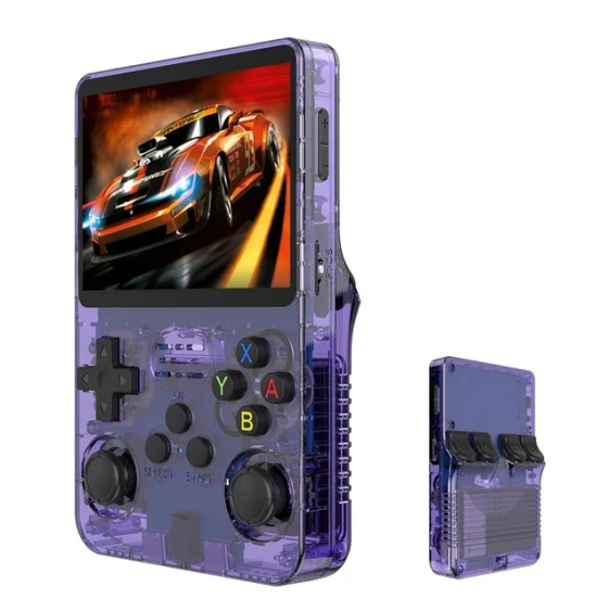 R36S Handheld Game Console, with Open Source Linux System, 10000 Plus Retro Games, 3.5-inch IPS London