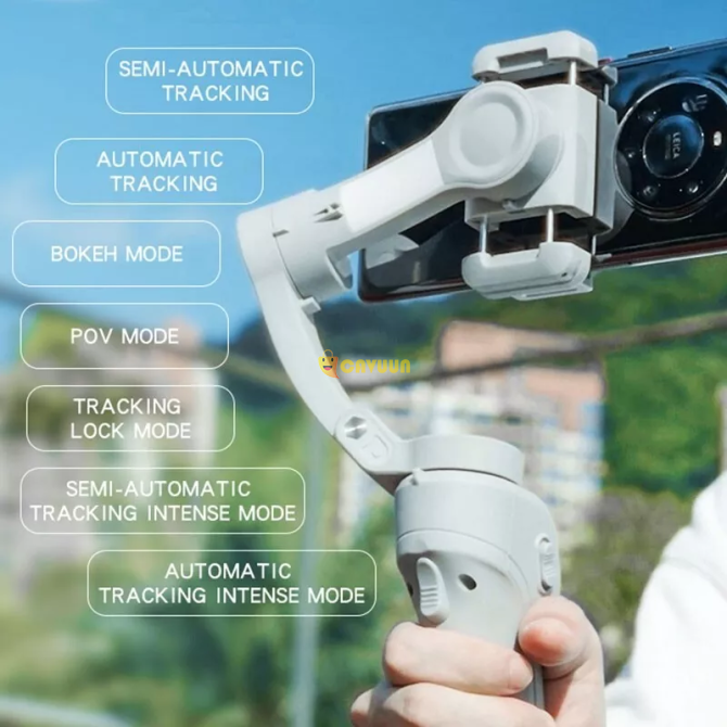 Gimbal Stabilizer with 3-Axis Stabilizer and Ai Auto Face Tracking London - photo 4