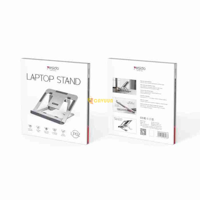 Adjustable Portable Flexible Folding Aluminium Metal Table Laptop Notebook Stand Holder London - photo 4