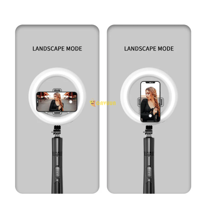 Wireless Bluetooth Selfie Stick With Led Ring Light Foldable Tripod And Shutter Remote Control London - photo 3