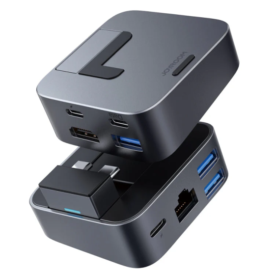 8 In 1 Multi-function J-Cube Magnetic USB HUB Docking Station Holder Лондон