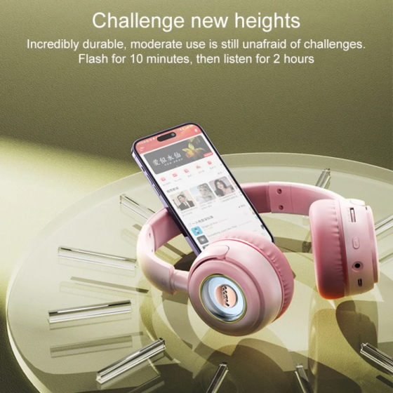 Kids Wireless Bluetooth Stereo Music Headphone Children Head-mounted Headset Лондон