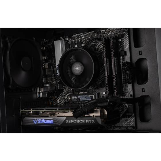 Gaming PC with NVIDIA GeForce RTX 4060 Ti and AMD Ryzen 7 5700X London