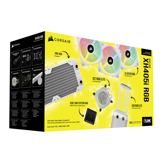 Corsair Hydro X Series iCUE XH405i RGB PRO Custom Cooling Kit White London