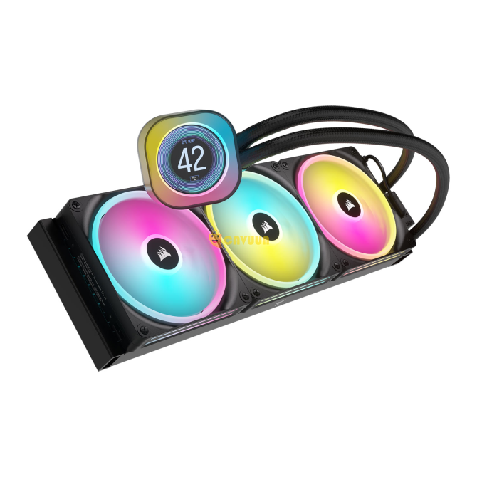 Corsair iCUE LINK H170i LCD 420mm Intel/AMD CPU Liquid Cooler London - photo 2