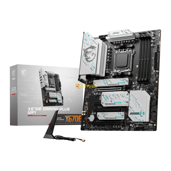 Msi Amd X670E GAMING PLUS WIFI DDR5 ATX Motherboard London - photo 1