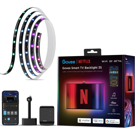 Govee 3S TV Back LED 55-65 inch-Netflix TV Back LED Light Стамбул