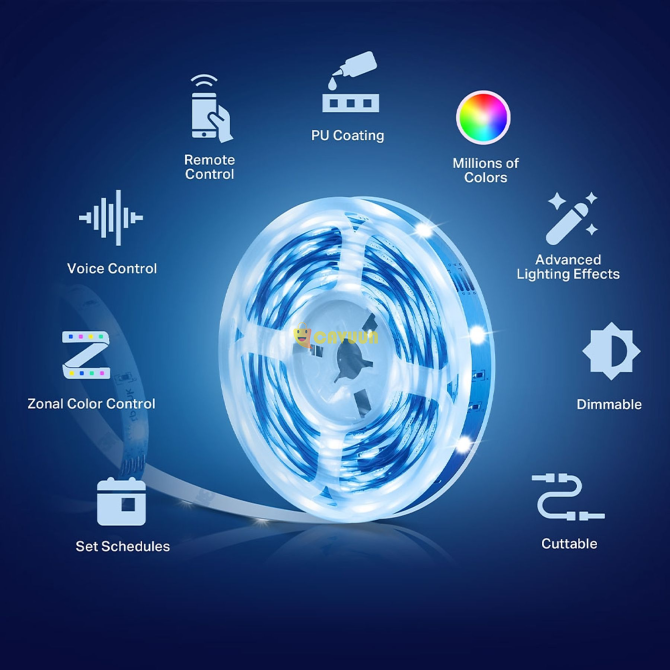 Tp-Link Tapo L920-5, RGBW, Music Sync, App Control, 5m Color Smart Wi-Fi Strip Led Istanbul - photo 4