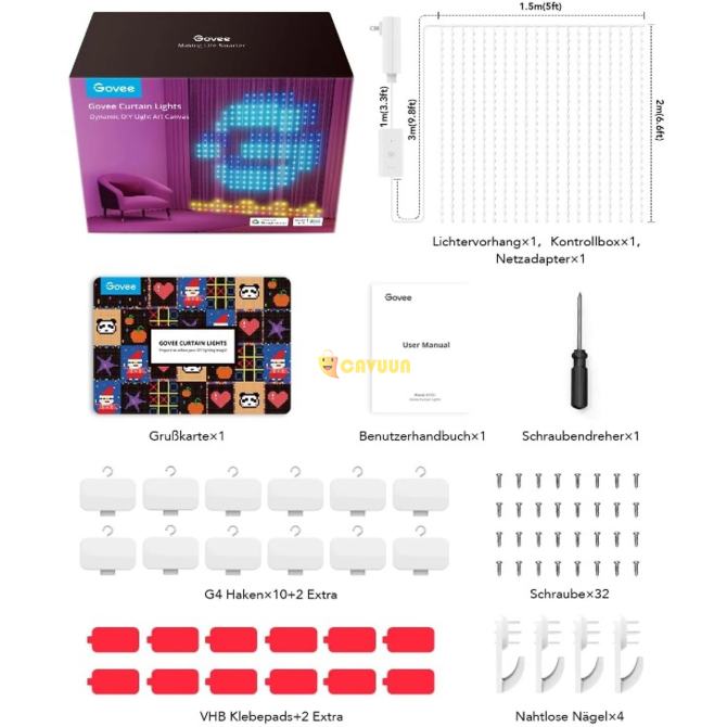 Освещение занавесок Govee WIFI и BT Стамбул - изображение 5