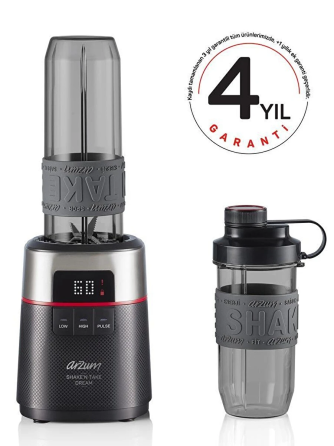 Arzum Shake'n Take Dream AR1148 Personal 500 W Smoothie Black Blender Istanbul