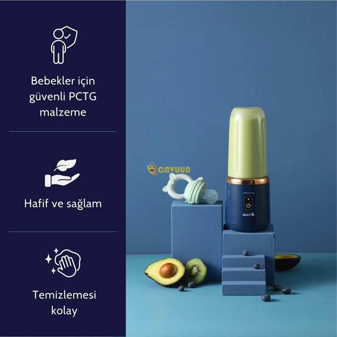 Deerma DEM-NU6 140W Portable Rechargeable Personal Blender Istanbul - photo 5