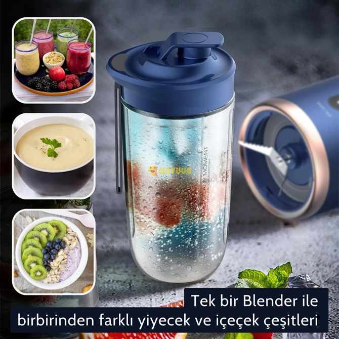 Deerma DEM-NU6 140W Portable Rechargeable Personal Blender Istanbul - photo 3