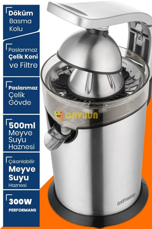 Goldmaster Freshup Inox Removable Stainless Steel Casting Handle Citrus Juicer Istanbul - photo 7