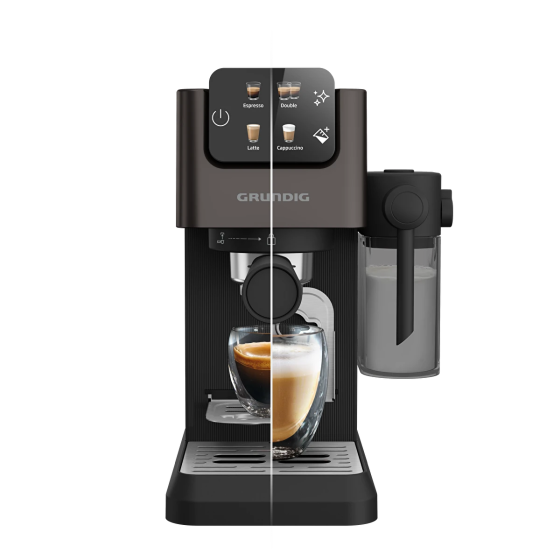 Grundig Ksm 5330 Delisia Coffee Semi-Automatic Espresso Machine with Integrated Milk Chamber Istanbul