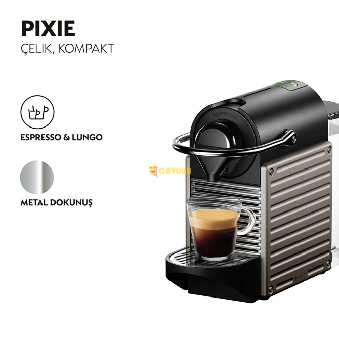 Кофемашина Nespresso C61 Pixie Titan Стамбул - изображение 2