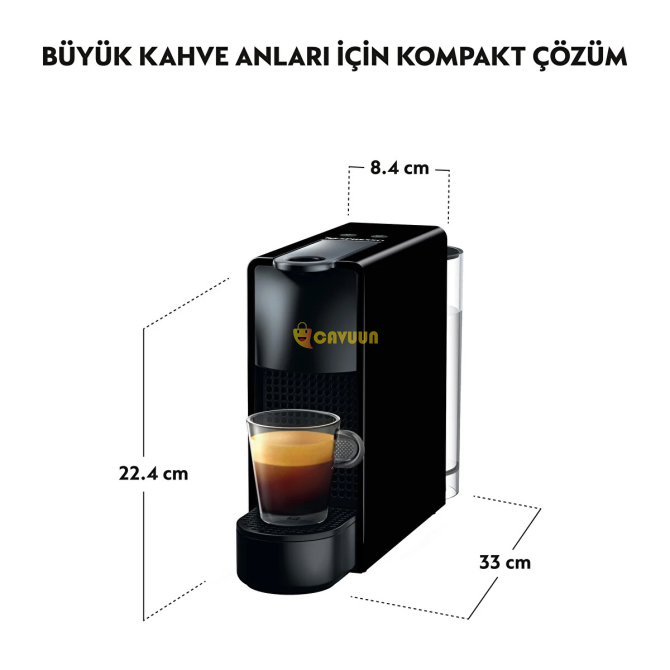 Капсульная кофемашина Nespresso Essenza Mini C30 черная Стамбул - изображение 3