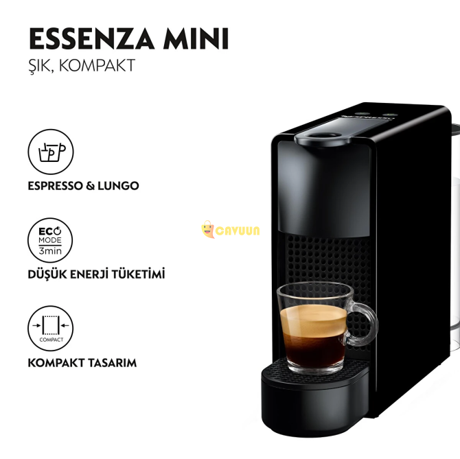 Капсульная кофемашина Nespresso Essenza Mini C30 черная Стамбул - изображение 2