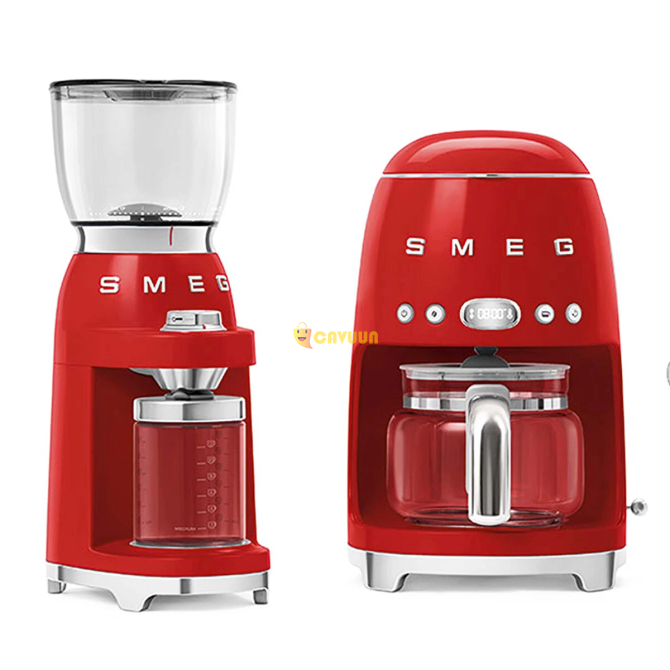 Кофемолка Smeg CGF01RDEU Retro Red Стамбул - изображение 6