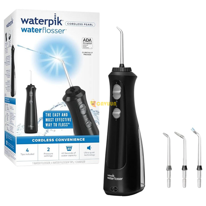 Waterpik WF-13 Cordless Pearl Waterflosser черный ирригатор для полости рта Стамбул - изображение 1