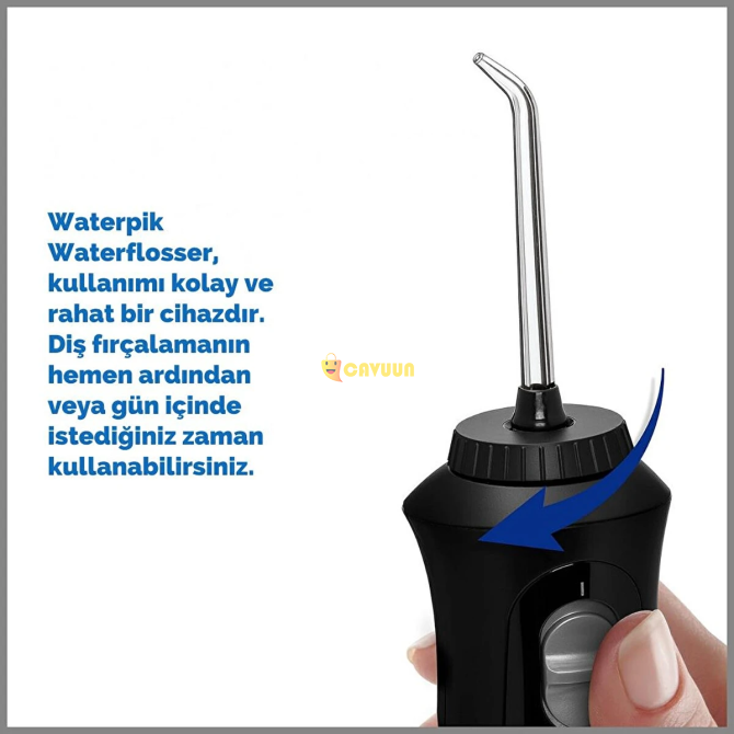 Waterpik WF-13 Cordless Pearl Waterflosser черный ирригатор для полости рта Стамбул - изображение 3