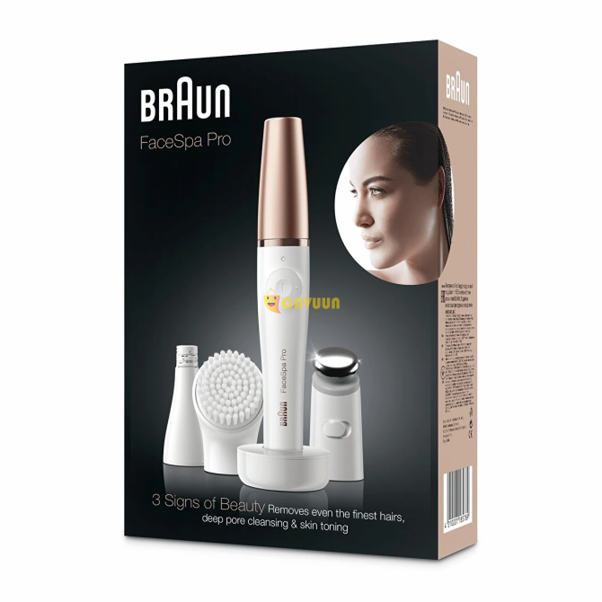 Эпилятор для лица Braun FaceSpa Pro 911 Белый/Бронзовый Стамбул - изображение 7