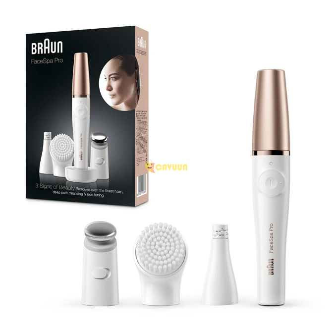 Эпилятор для лица Braun FaceSpa Pro 911 Белый/Бронзовый Стамбул - изображение 1