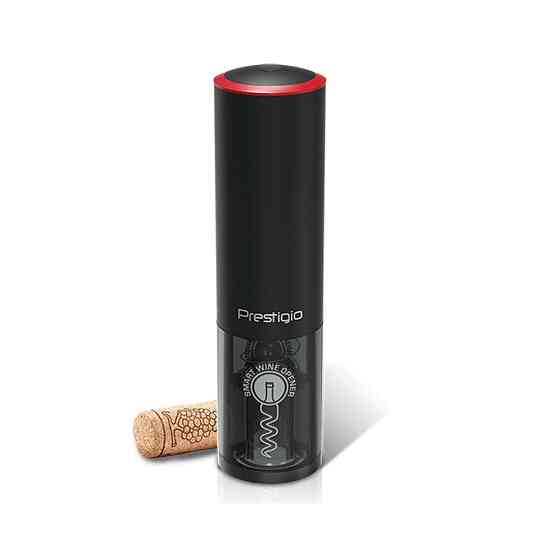 Wine opener PRESTIGIO Lugano PWO102BK black/red Gazimağusa