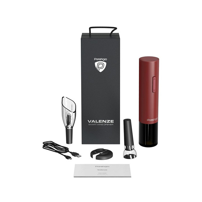 Wine opener PRESTIGIO Valenze PWO106RD red Gazimağusa - изображение 2