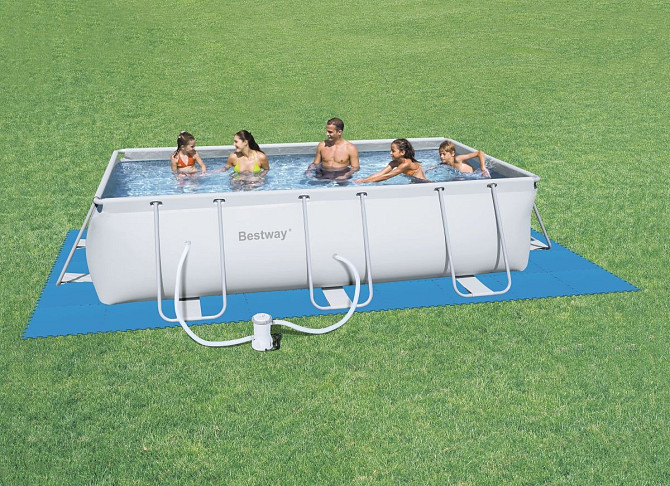 Bestway Mountable Rubber Mat for Under the Swimming Pool 50x50 cm  - photo 4