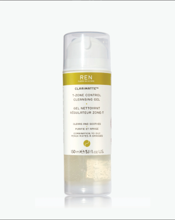 REN Clarimatte T-Zone Control Cleansing Gel 