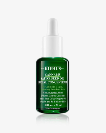 KIEHL'S Cannabis Sativa Seed Oil Herbal Concentrate Face Oil 30ml 