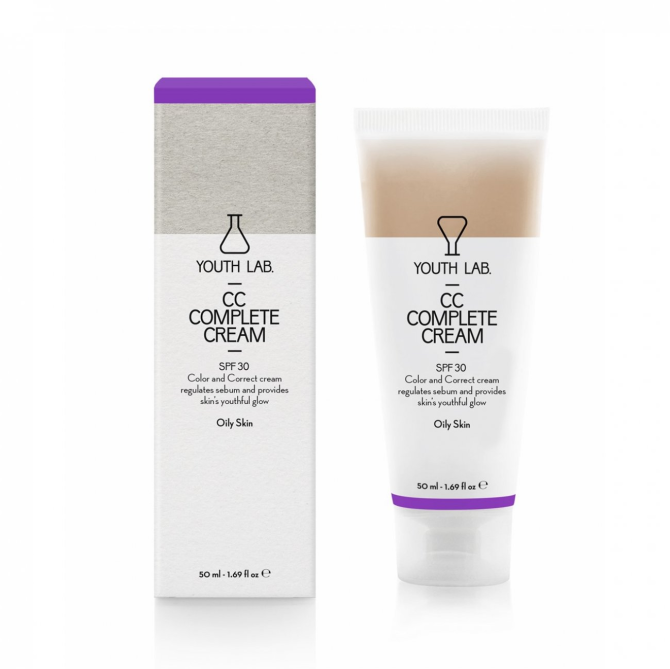 YOUTH LAB Cc Complete Cream Spf 30 Oily Skin 50ml  - изображение 1