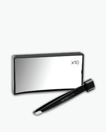 BETER ELITE Rectangular Mirror X10 With Tweezers  - изображение 1