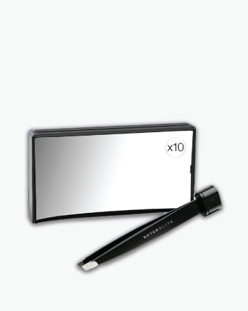 BETER ELITE Rectangular Mirror X10 With Tweezers  - photo 1