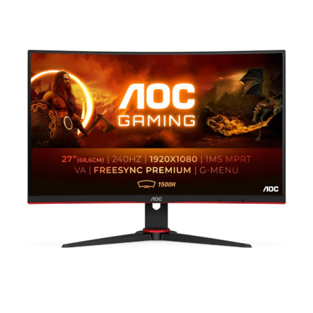 AOC Curved Gaming Monitor 27"/ 240Hz  - изображение 1