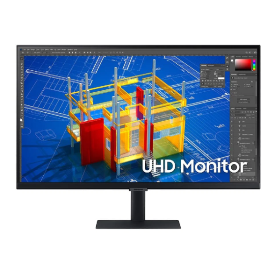 Samsung Monitor 27" UHD 4K LS27A700NWUXEN 