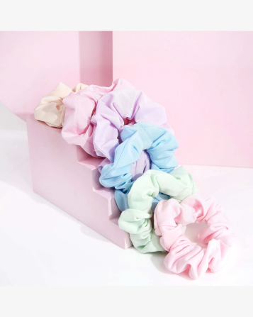 BRUSHWORKS Pastel Scrunchies (Pack Of 6)  - photo 2