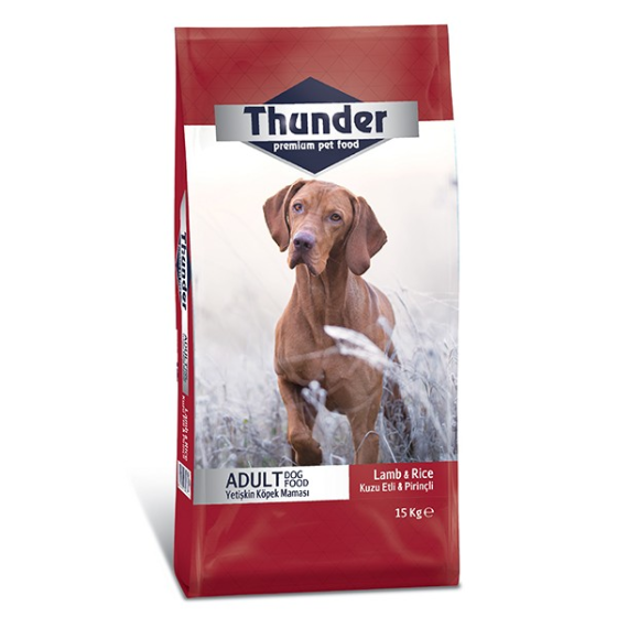 THUNDER ADULT DOG LAMB & RICE 15kg 